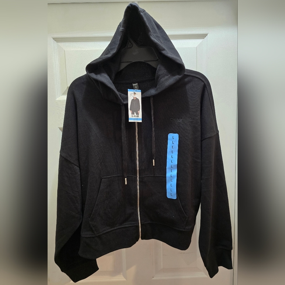 DKNY Hoodie in Black, Tan, Or Blue, 2 Sizes Available.  Price Is For 1 Hoodie - Picture 4 of 11